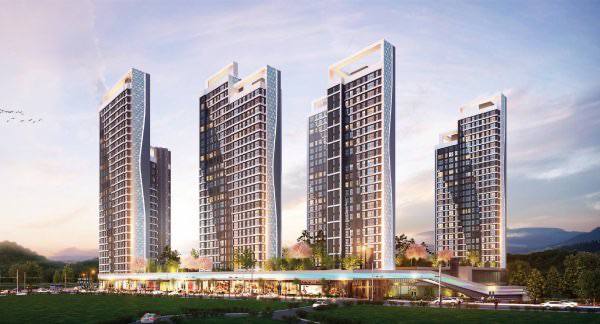 목포 용해2단지 주택재건축 조감도